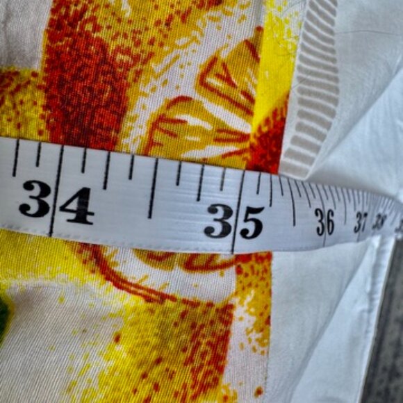 Banana Republic White w Yellow Lemons Cotton Dress - Picture 15 of 15